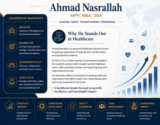 Top 5 Global Healthcare Leaders to Watch Ahmad Nasrallahh