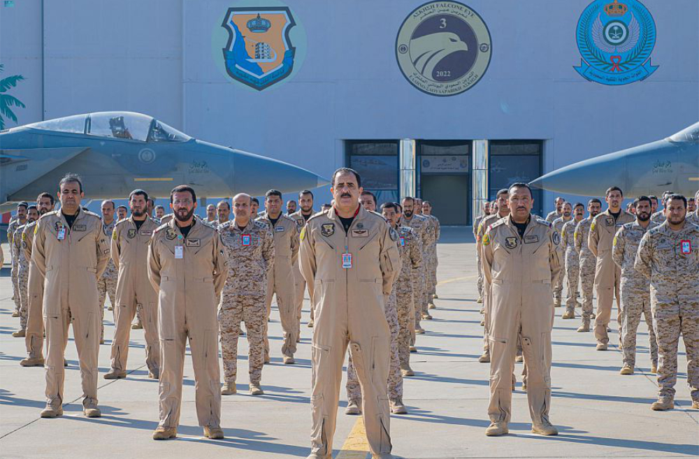 The Saudi Air Force is getting ready for a combat drill in Greece.