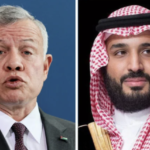 Jordan's King Abdullah II and Saudi Crown Prince talk about the Gaza crisis