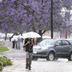 Hail and Torrential Rains Pounded the Asir Region.