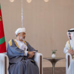 Sultan of Oman Arrives in the UAE on a State Visit, and is Greeted by the President