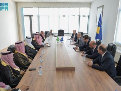 Saudi and Kosovo Officials Discuss their Parliamentary Ties.