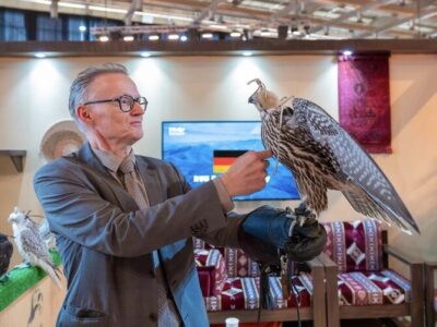 German Envoy Attends the Falcon Auction in Riyadh