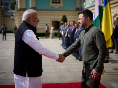 At a Time of War, Zelensky and Indian Prime Minister Modi meet in Kiev