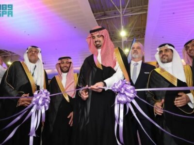 The mayor opens the Riyadh Infrastructure Exhibition and Summit