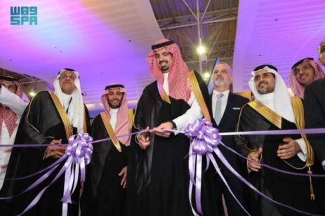 The mayor opens the Riyadh Infrastructure Exhibition and Summit