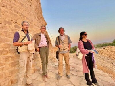 An Archaeological Mission at Dumat Al-Jandal is Visited by an Italian Envoy