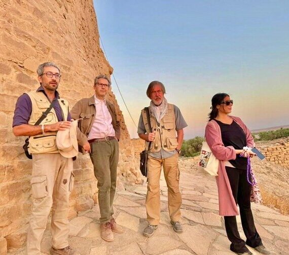 An Archaeological Mission at Dumat Al-Jandal is Visited by an Italian Envoy