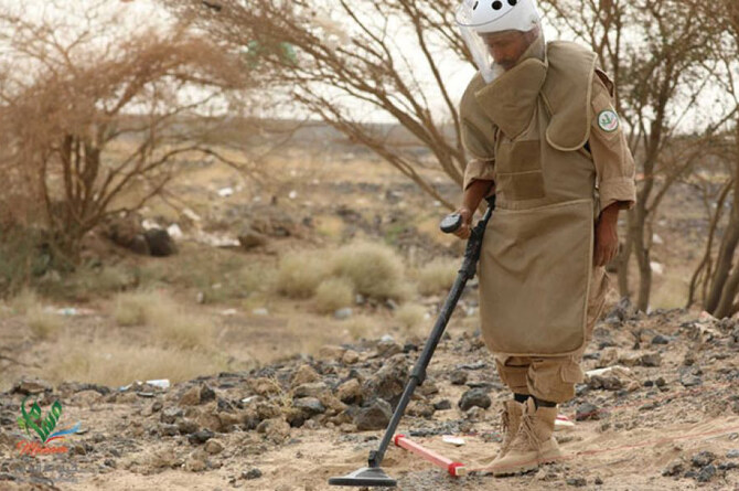 614 Houthi Mines in Yemen are Cleared by a Saudi Initiative