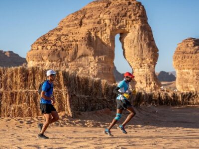 Adventurers of various skill levels can face obstacles at the AlUla Trail Race.