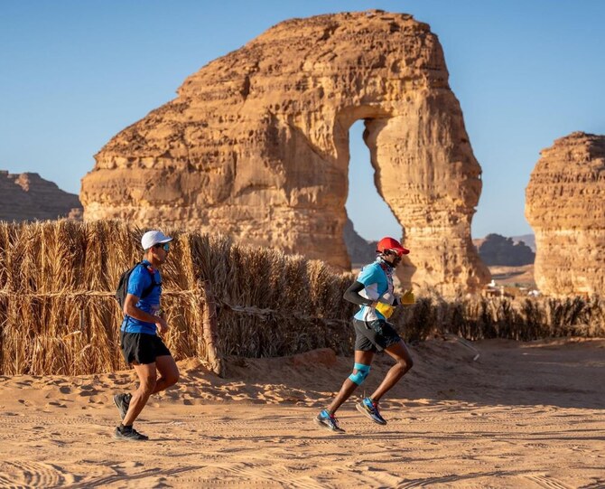 Adventurers of various skill levels can face obstacles at the AlUla Trail Race.