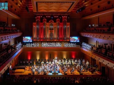 Tokyo crowds are Mesmerized by the Saudi Orchestra