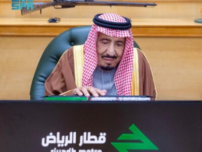 King Salman of Saudi Arabia opens the Riyadh Metro Project