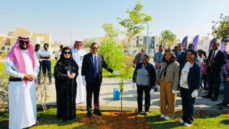 In celebration of 50 years of diplomatic relations, the Sri Lankan Embassy starts a green campaign. In celebration of 50 years of diplomatic relations, the Sri Lankan Embassy starts a green campaign.