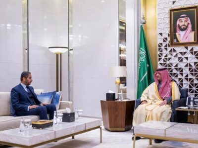 Saudi Interior Minister and Djibouti Envoy Talk About Security Cooperation