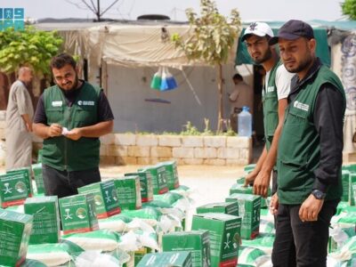 Food Help is Provided by KSrelief in Yemen and Syria