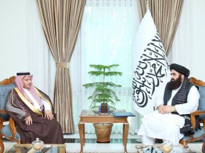 Afghanistan Lauds Saudi Ties as Taliban FM Meets Kingdom's Envoy in Kabul