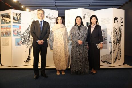 The Japanese Ambassador Attends a Manga Exhibition in Riyadh