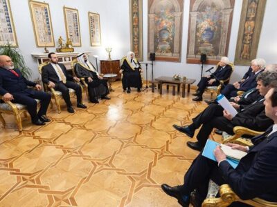 Talks Between the Italian Premier and the Muslim World League Chairman