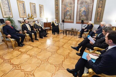 Talks Between the Italian Premier and the Muslim World League Chairman