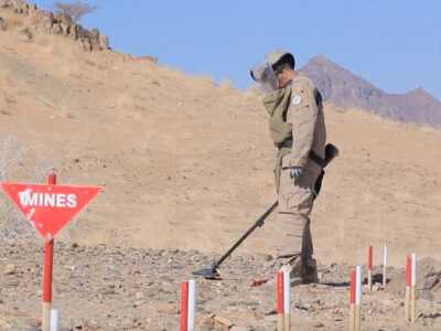 732 Houthi Mines in Yemen are Cleared by a Saudi Initiative