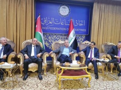 In Light of Growing Economic Connections, Jordan Anticipates Increasing Exports to Iraq