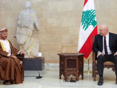 Aoun Informs The Omani Minister That The United Arab Position Enables us to Confront The Issues in the Region