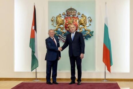King Abdullah of Jordan Meets with the President of Bulgaria in Sofia to Talk About Middle East Security King Abdullah of Jordan Meets with the President of Bulgaria in Sofia to Talk About Middle East Security