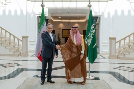 In Jeddah, The Saudi FM Meets with His Iranian Counterpart