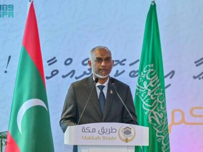 The President of The Maldives Praises The Makkah Route Initiative as an Example of Saudi Leadership