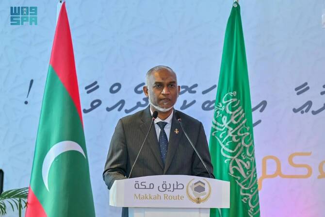 The President of The Maldives Praises The Makkah Route Initiative as an Example of Saudi Leadership
