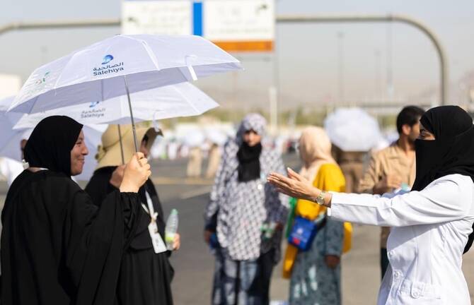 Hajj Travellers are Advised to Avoid the Noon Sun