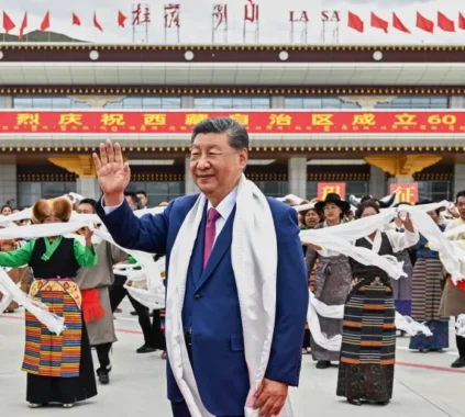Xi Jinping Makes Rare Visit to Tibet as 60 Years of Chinese Rule Celebrated