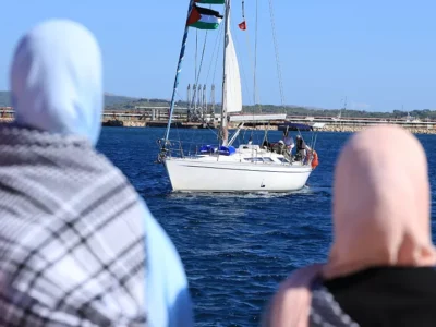 Activists Claim Gaza Aid Convoy Targeted in Drone Strike