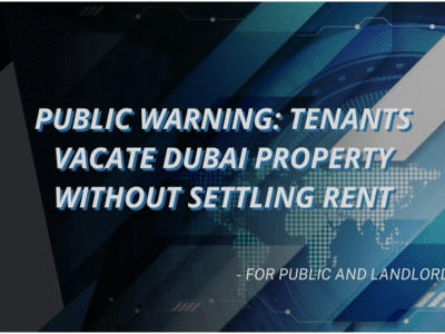 Dubai tenants unpaid rent
