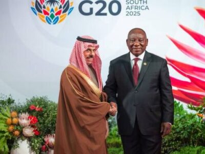 Saudi FM Reaffirms Kingdom’s Strong Commitment to G20 Partnerships