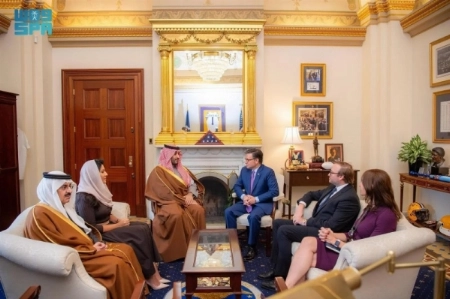 Saudi Crown Prince Meets US House Leaders in Washington to Strengthen Ties