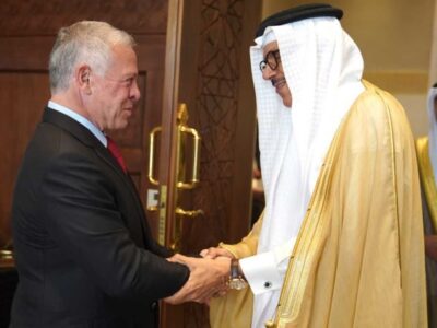Jordan’s King Officially Receives Credentials of the New Saudi Ambassador in Amman