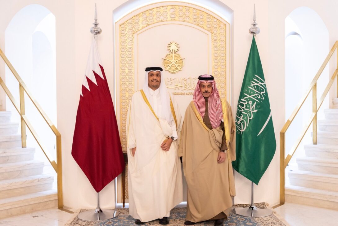 Saudi and Qatari Foreign Ministers Lead Key Coordination Talks in Riyadh