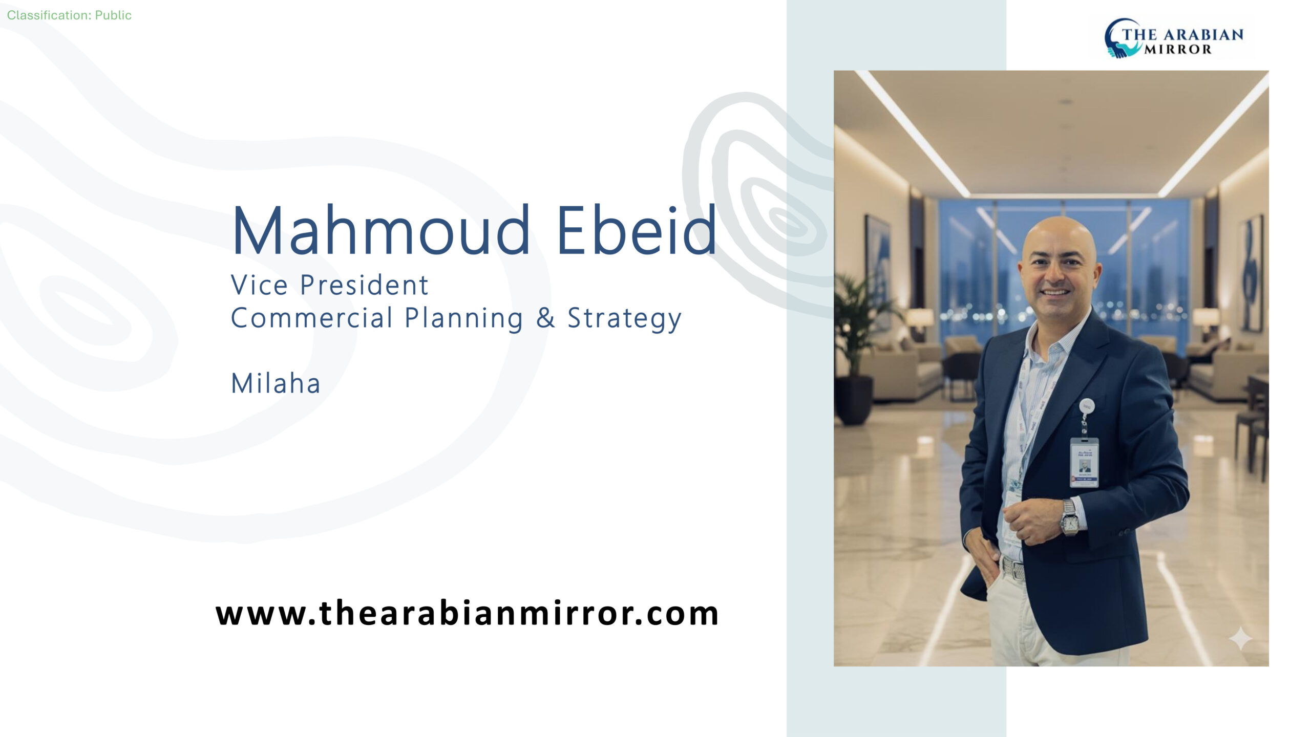 Leading the Trusted Maritime and Logistics Partner in the Middle East — Milaha: Mahmoud Ebeid