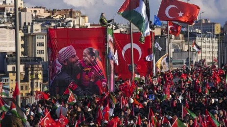 Istanbul Witnesses Massive Pro-Gaza Rally as Thousands Gather