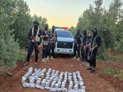 Drug Smuggling Plot into Jordan Foiled by Syria’s Interior Ministry