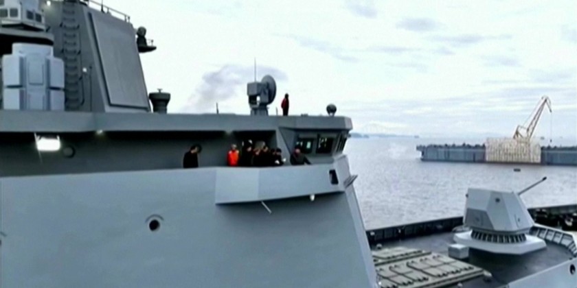 Kim Oversees Advanced Navy Cruise Missile Test in North Korea