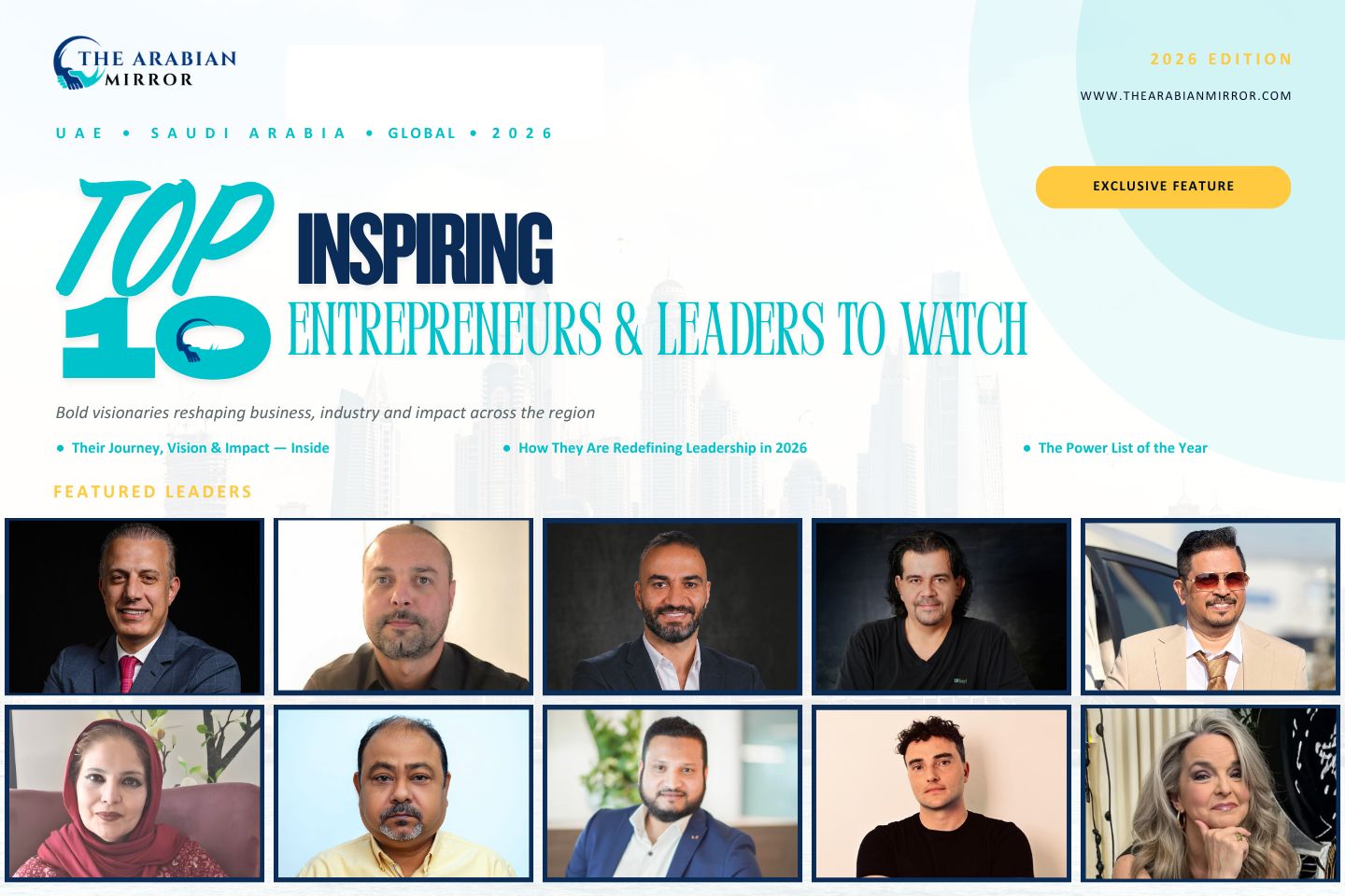 Top 10 Influential Business Leaders to Watch