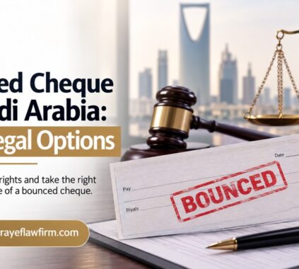 bounced cheque Saudi Arabia