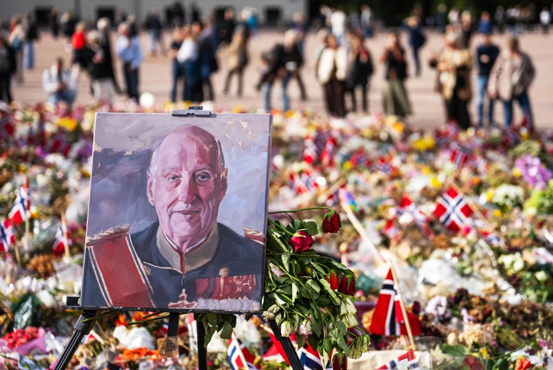 At Norway's King Harald V's Burial, Prince Turki of Saudi Arabia Represents the Kingdom