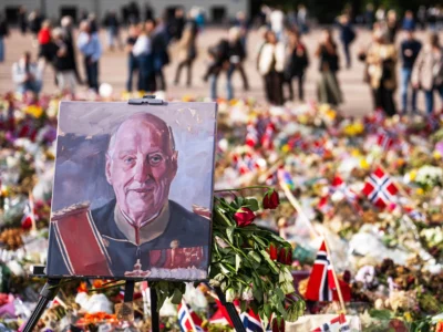 At Norway's King Harald V's Burial, Prince Turki of Saudi Arabia Represents the Kingdom