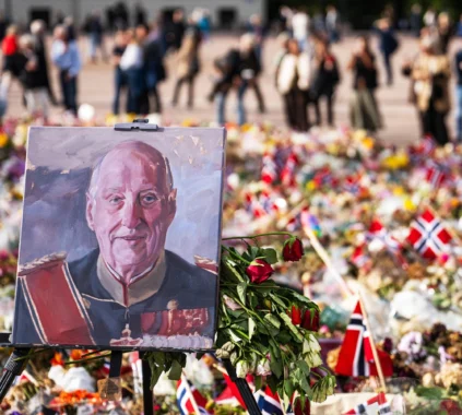 At Norway's King Harald V's Burial, Prince Turki of Saudi Arabia Represents the Kingdom