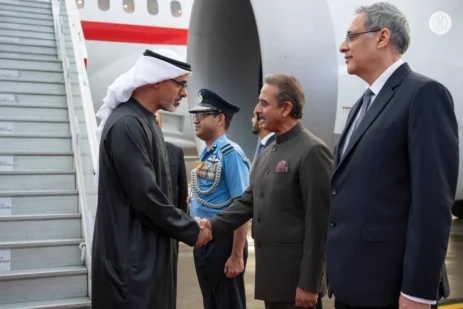 The Crown Prince of Abu Dhabi Has Arrived in India to Participate in the 18th Brics Summit