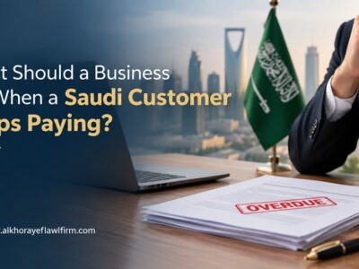 Saudi Customer Stops Paying